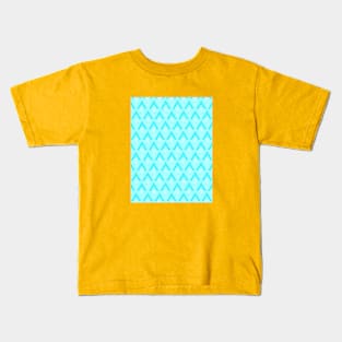 Turquoise Mosaic Tiles Kids T-Shirt